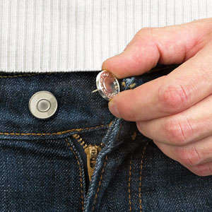 Add An Inch To Any Pants Waist IN SECONDS with Perfect fit button