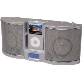 Fyi Portable Docking Station for your iPod. Perfect speaker system. Built in Radio, Alarm Clock