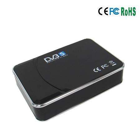 USB Digital Satellite TV Tuner box. HDTV receiver w/ Remote. Watch Satellite TV programs on your PC