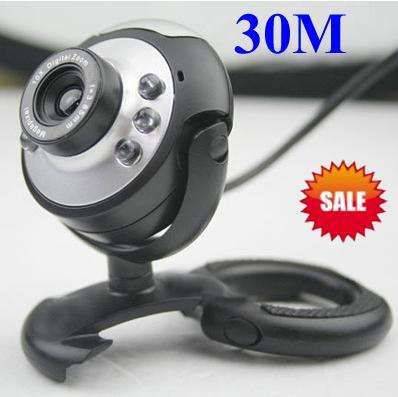 New High resolution   6 LED Webcam web camera. 10x digital zoom