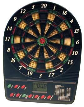Electronic dartboard - Electronic scanning and Sound, 8 Players, 18 Games and 159 options!