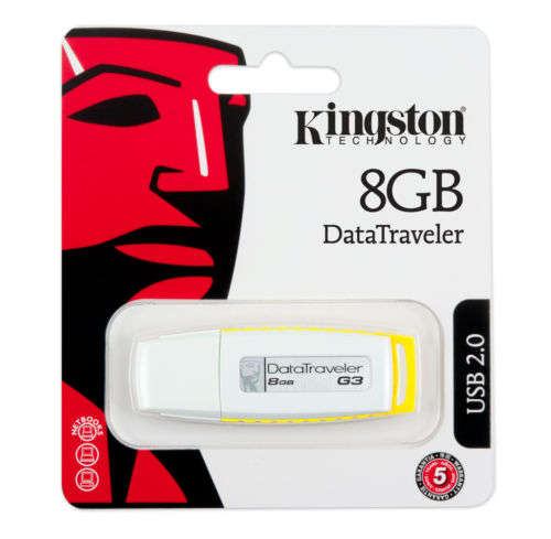 Genuine Kingston 8GB DataTraveler USB Flash drive  - Sealed