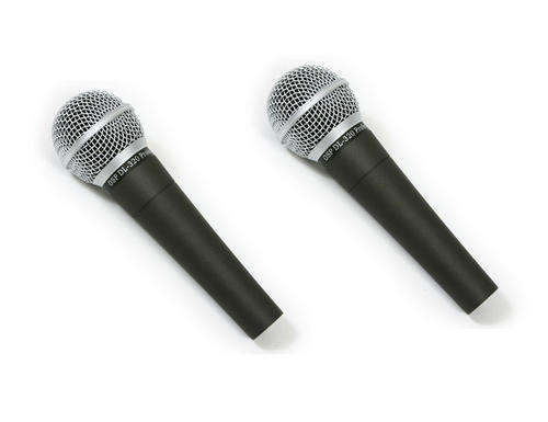 2 x  Professional Dynamic Handheld Microphones