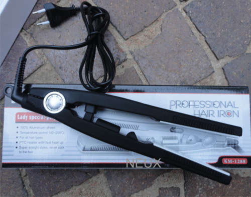 New Kemei Professional Aluminum Hair Iron  /  straightener- Lady special