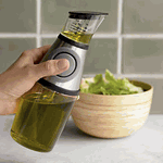 Brand New Press-and-Measure Oil and Vinegar Dispenser