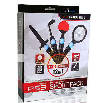 12 in 1 Sport Pack For PS3 Move Motion Control Sport Game