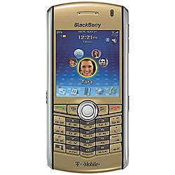Golden BLACKBERRY Pearl 8100 mobile cell phone