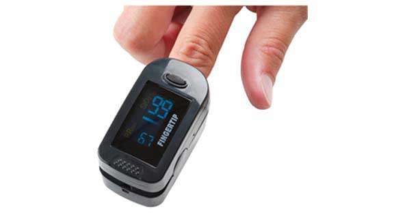 New Fingertip Finger Pulse-Ox Oximeter Blood Oxygen monitor + Heart rate monitor
