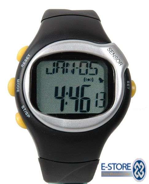 New Watch with Heart / Pulse rate & Calories Monitor + Waterproof Alarm Watch