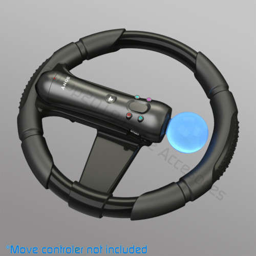 Steering Wheel for PS3 Move Motion Racing Games New