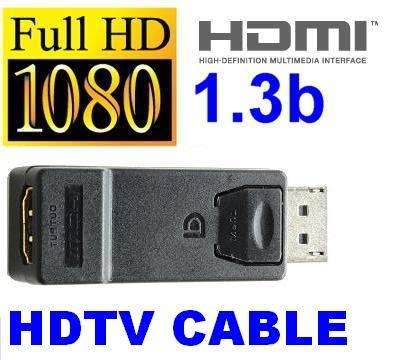 Male Display Port DP to Female HDMI Converter Adapter  _ brand new