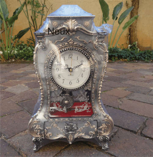 Exquisite  Musical Jewelry Box Desk Clock