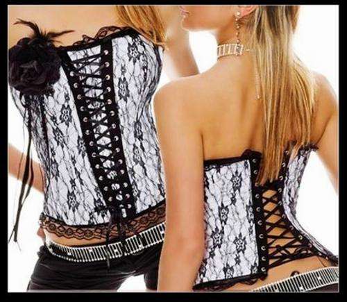 Stunning CORSET ROSE NOIRE