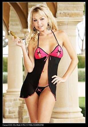 Newest Lolita Kadin  Sexy Babydoll & Chemise Satin lingerie