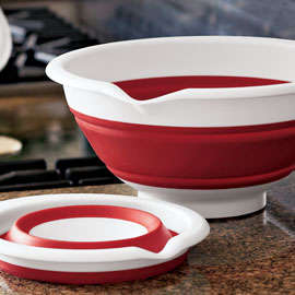 3 Piece collapsible bowls - save space in the dishwasher and cupboard!