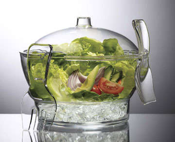 Brand New Cold Bowl On Ice serving bowl w/ Vented Ice Chamber