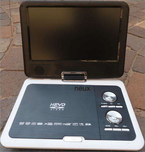 9.8" Portable DVD w/  TV Player/receiver + Card reader, MP3 & Game player, remote controlled