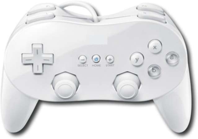 2nd Gen Classic Controller Pro for Nintendo Wii - Plugs into Wii Remote
