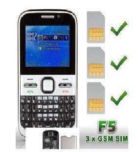 Flying F5 Stylish 3 SIM TV Mobile Cell Phone - IN STOCK NOW
