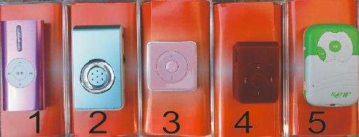 Stylish MP3 Player with Mini Clip