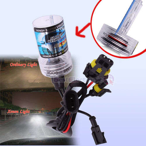 6000K 9006 (HB4) HID XENON Conversion Headlight Bulbs Lamp Light - Diamond White
