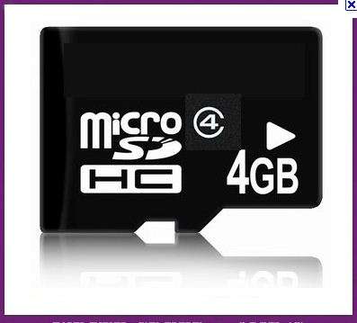 Brand new 4GB Micro SD HC TF Memory card - SDHC Class 4 MicroSD