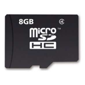 Brand new 8GB Micro SDHC CLASS 4 TF Memory card (MicroSD HC) w/ SD Adapter