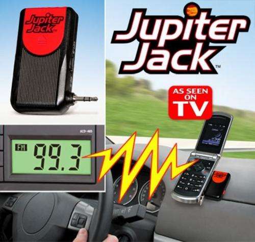 Jupiter Jack _ Turn your car radio into A Speakerphone! - Makes your cell Hands-Free