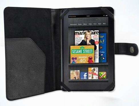 Black Protective Case Cover for Amazon Kindle Fire 7" e-book Reader