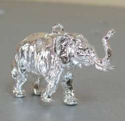 STERLING SILVER AFRICAN ELEPHANT CHARM