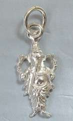 STERLING SILVER GANESHA PENDANT/CHARM
