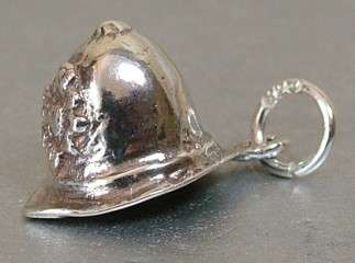 STERLING SILVER POLICEMAN'S HELMET CHARM