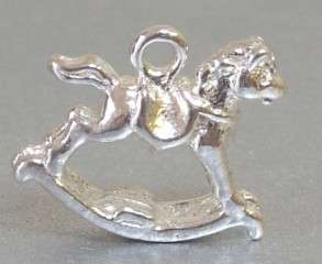 STERLING SILVER ROCKING HORSE CHARM