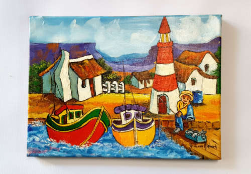 Fisherman Harbor Scene