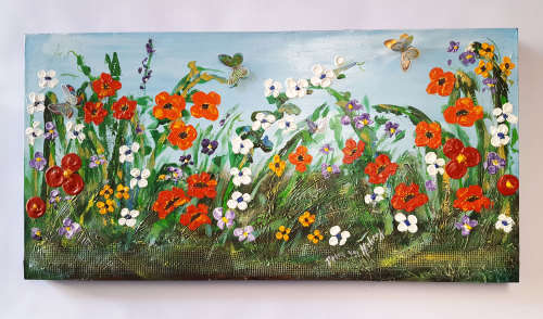 Butterflies in the field