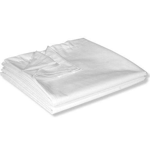 **FREE DELIVERY: 180 Thread Count Polycotton Percale Flat Sheet (Three-quarter Size)**