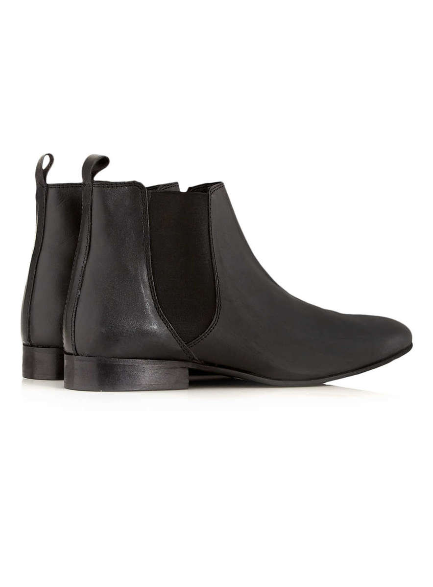 **FREE DELIVERY: Topman Genuine Leather Chelsea Boots**