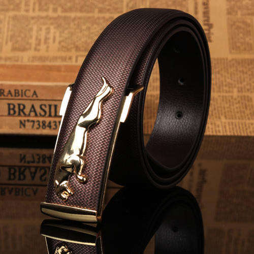 **Brown Genuine Leather Jaguar Belts**