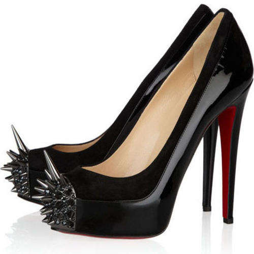 **FREE SHIPPING: Genuine Leather Christian Louboutin Asteroid Spike-Toe Pump**