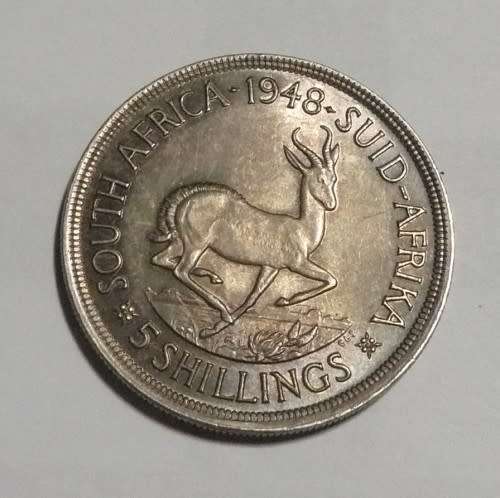 Beautiful 1948 Uncirculated 5 Shillings Crown