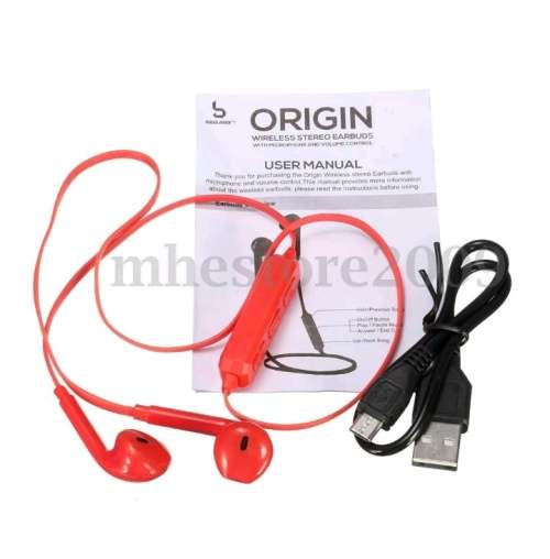 "LOCAL STOCK" Bluetooth wireless earphones and carry case