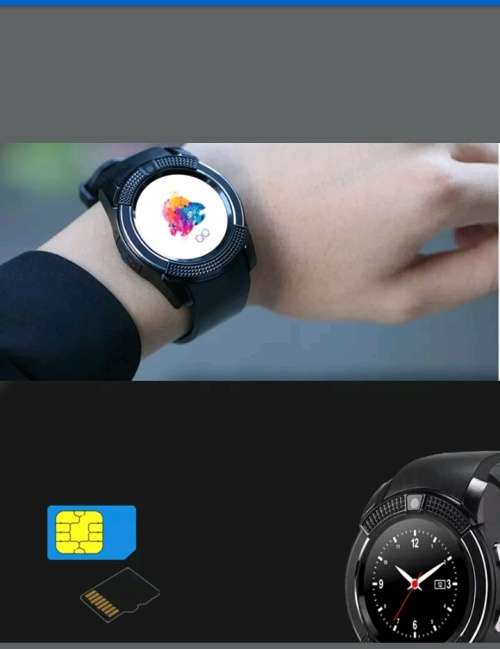 "LOCAL STOCK" V8 Smart Watch with Sim and memory card support