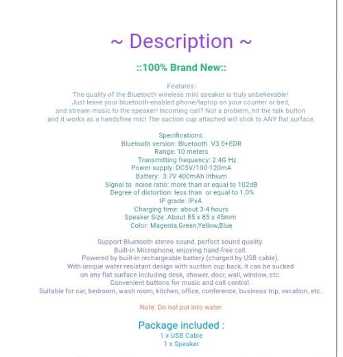 LOCAL STOCK Bluetooth speakers lot of 5 (please read)