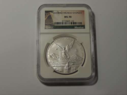MS70 NGC - 2013 1 oz MEXICO SILVER LIBERTAD SILVER