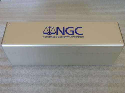 Silver NGC Standard Holder Display Box: 20 Slab Coin Holders