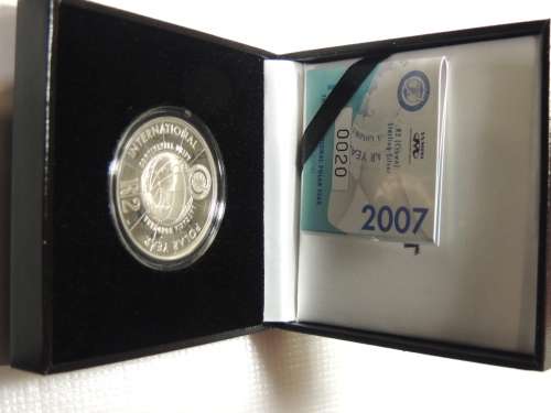 2007 - 2008 1oz SILVER PROOF R2 INTERNATIONAL POLAR YEAR