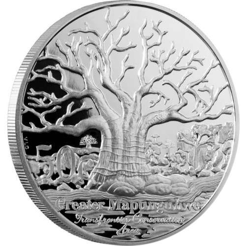 2012 2oz (50c) Silver Proof Peace Parks