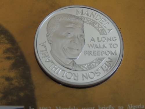 1 oz Sterling Silver 0.925 1993 MANDELA Silver Nobel Commemorative Silver MEDALLION