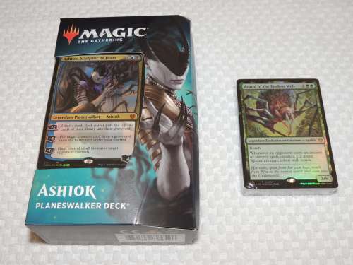 MTG Magic the Gathering Theros Beyond Death Planeswalker Deck - Ashiok + free 20 Foil lands (sealed)