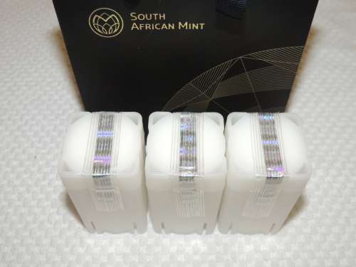 Tube of 25 coins (Sealed) - South African Silver Krugerrand 25 x 1oz FINE SILVER 99.9% Bullion coins